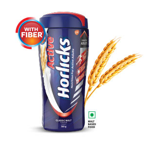 HORLICKS ACTIV E CLASSIC MALT JAR 500G