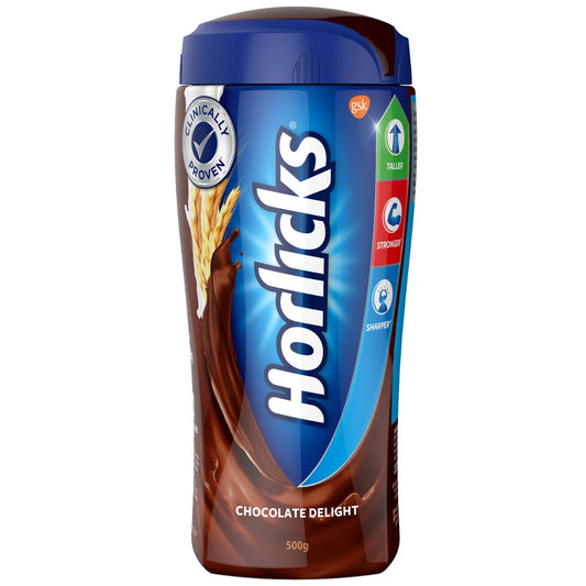 HORLICKS CHOCOLATE DELIGHT JAR 500G