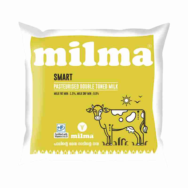 MILMA PASTEURISED DOUBLE TONED MILK 500ML (Y)