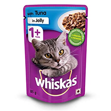 WHISKAS ADULT TUNA IN JELLY 85G